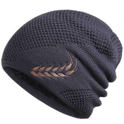 【Hot item】 Knit Beanie Winter Hat Thermal Thick Polar Fleece Snow Skull Cap for Men and Women